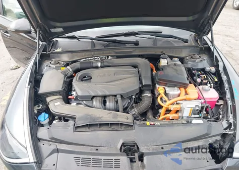 2023 Hyundai Sonata Hybrid Blue из США, поврежденный, VIN KMHL24JJ4PA060255